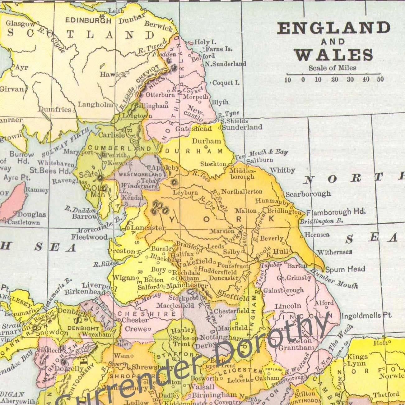 Printable Maps Of Victorian England