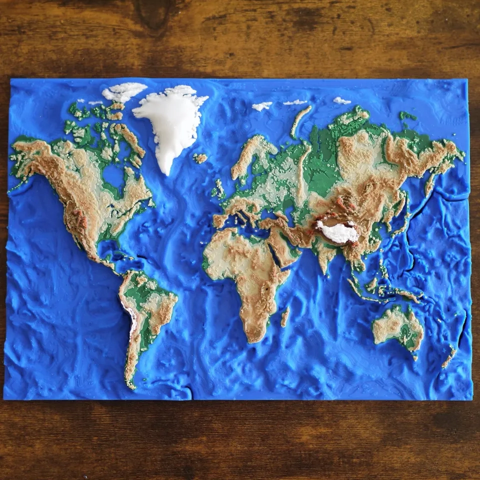 3d Printable Wall Maps