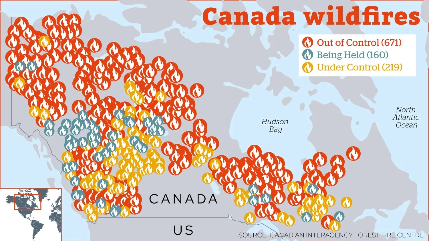 Printable Fires In Canada Today 2025 Map