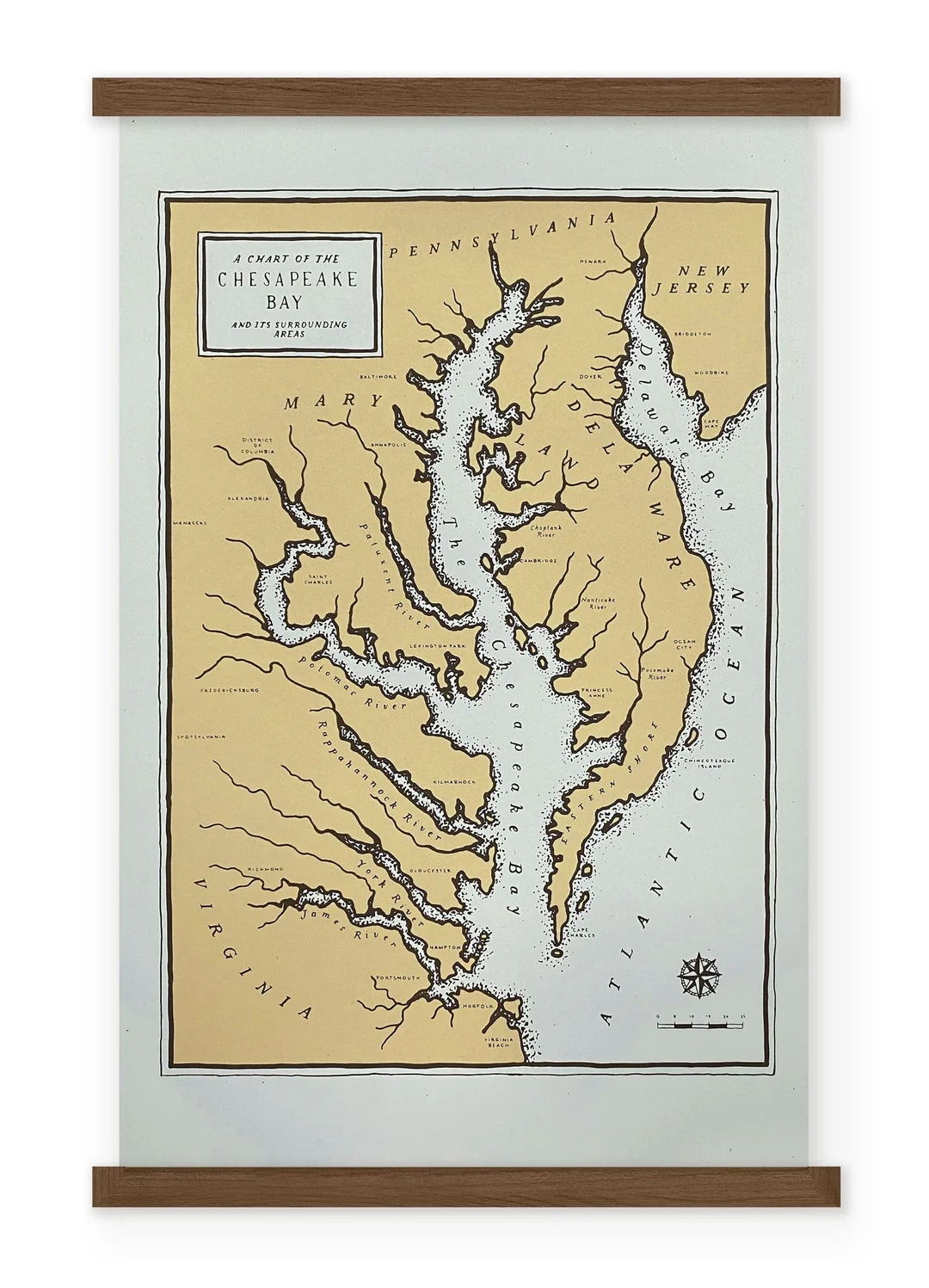 Printable Chesapeake Bay Map