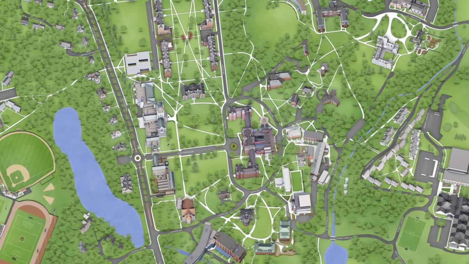 Vassar College Printable Map