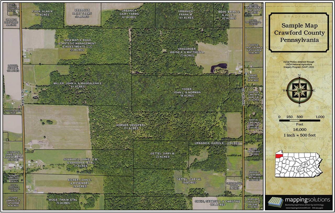 Printable Areial Maps Of Lawn