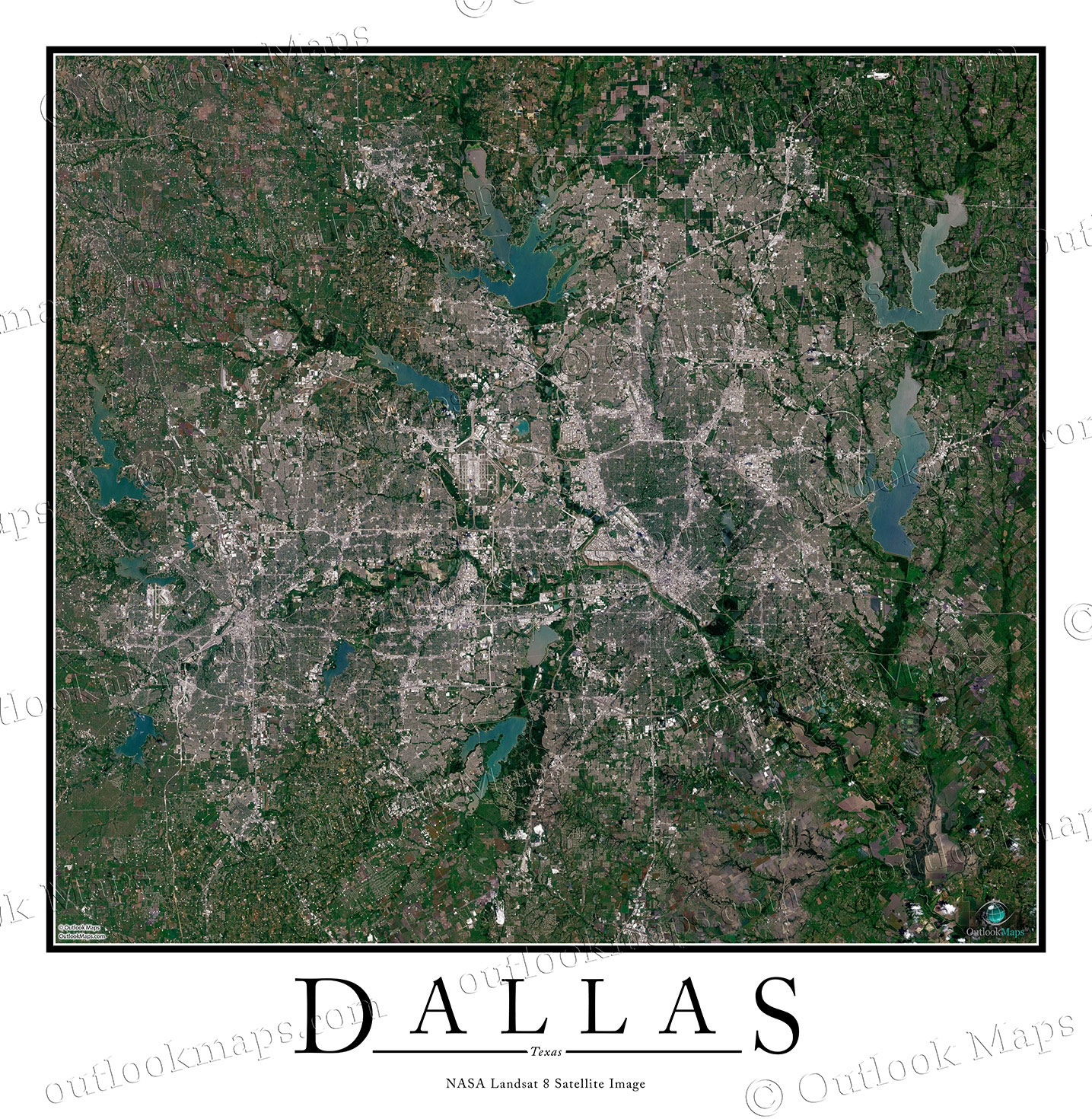 Aerial Printable Maps