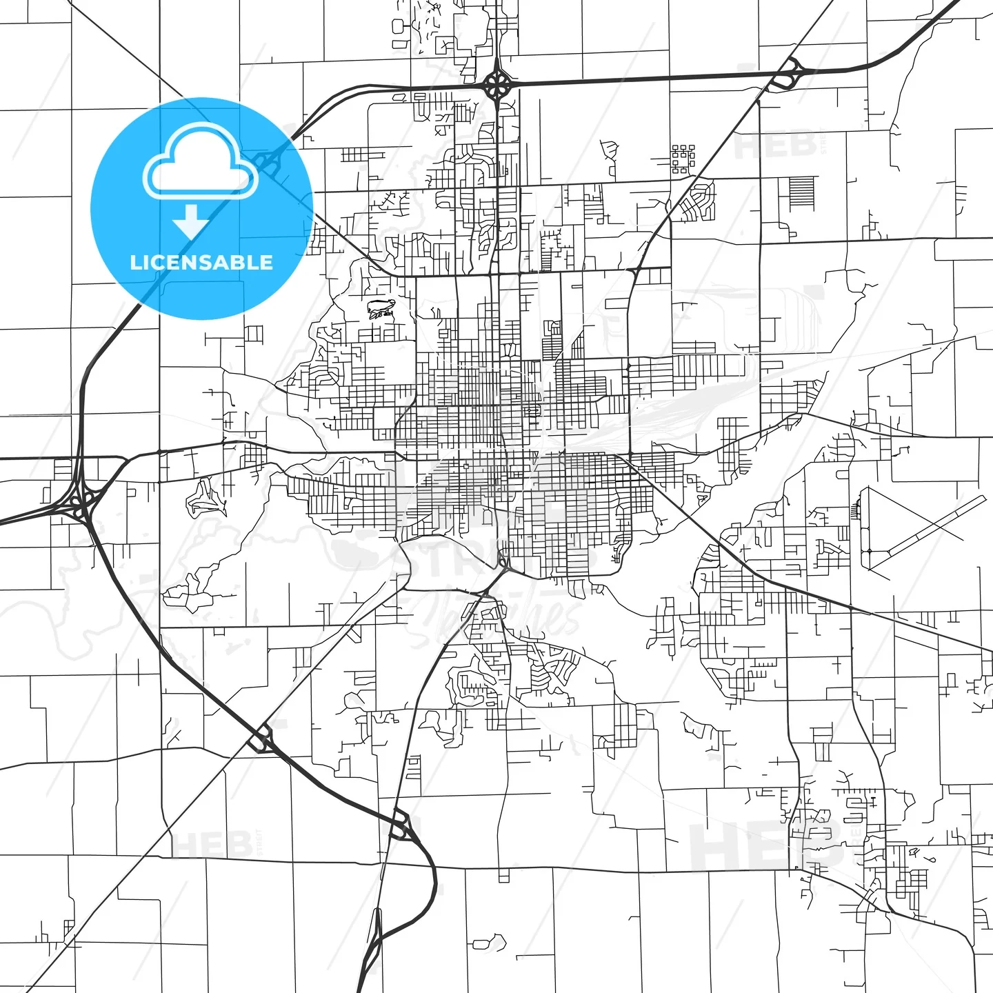 Printable Map Of Decatur Il