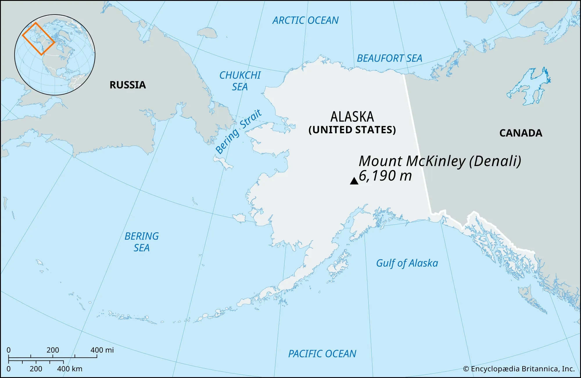 Denali National Park Alaska Map