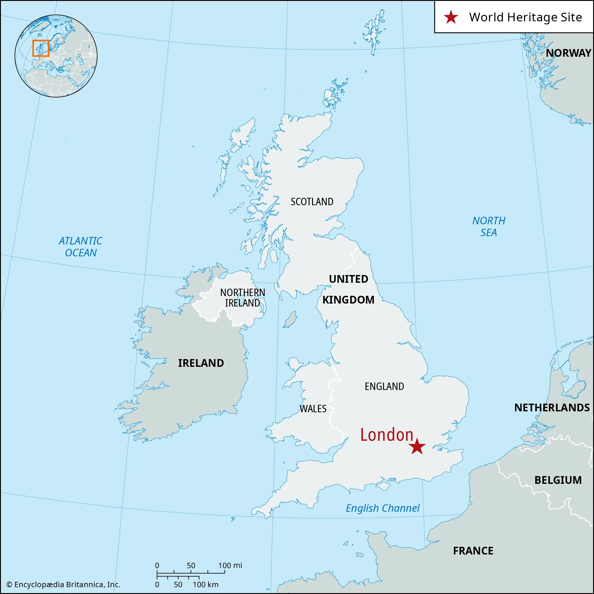 Printable London In The UK Map