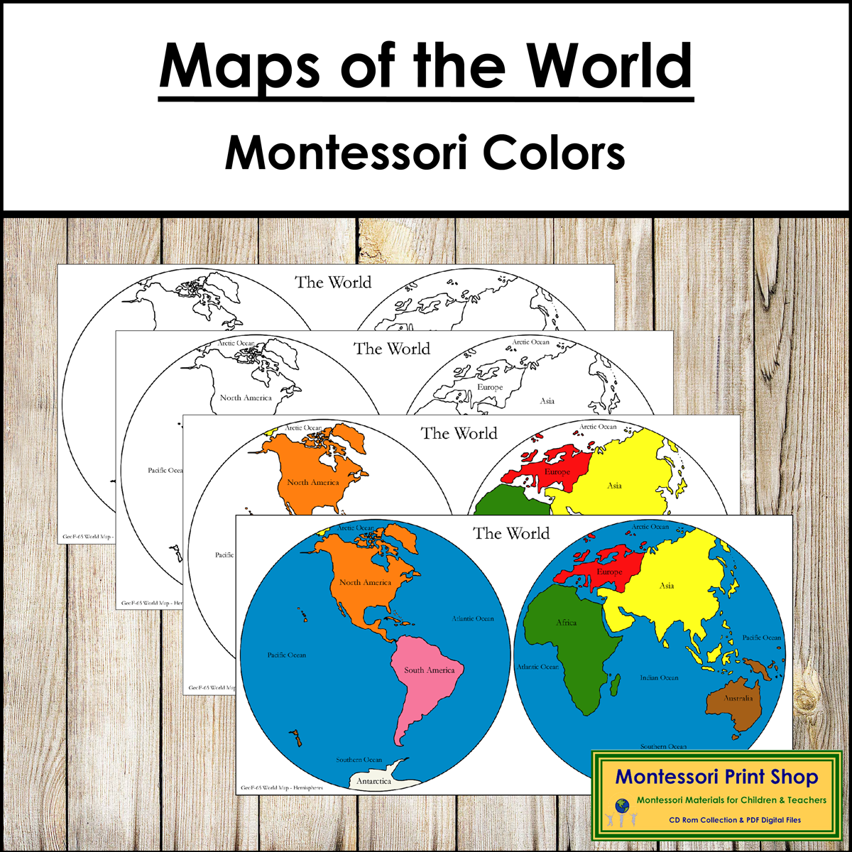 Montessori Printable Maps
