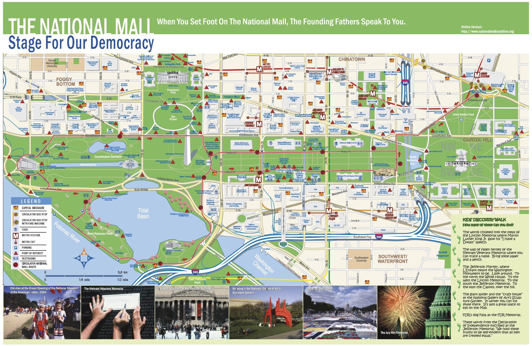 Printable Map Of National Mall