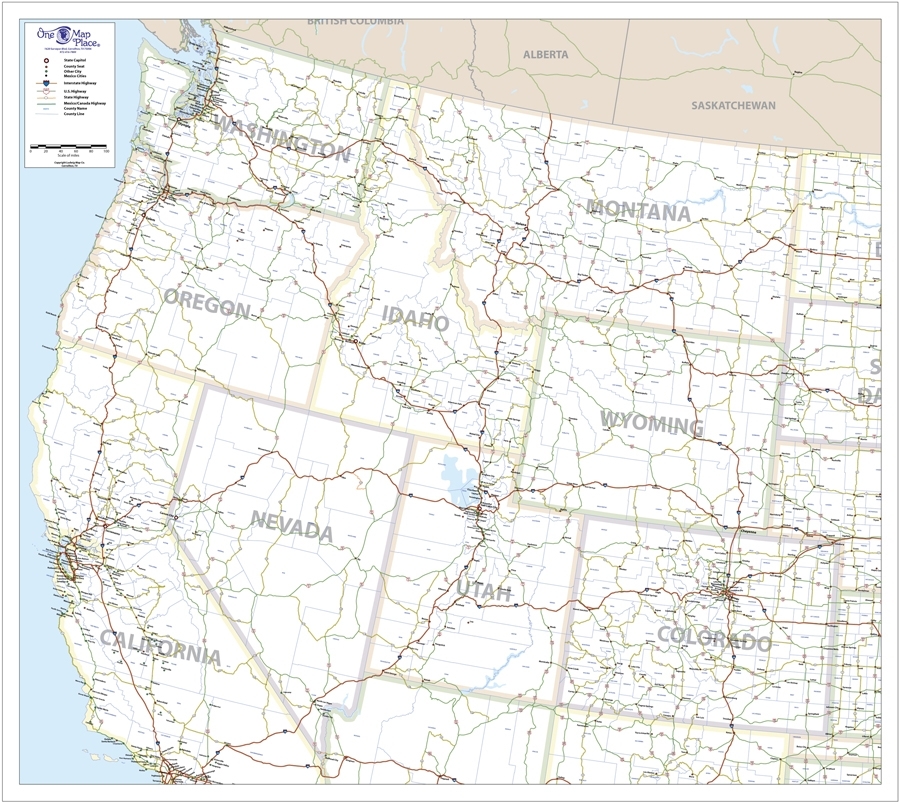 Printable Map Of Northwest United States