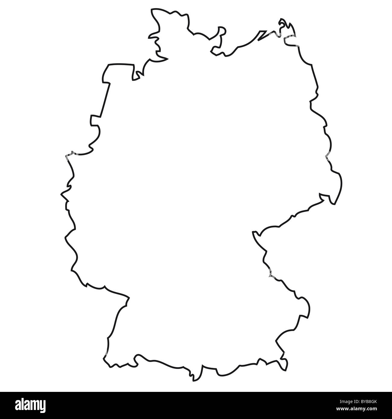 Blank Map Of Germany Printable