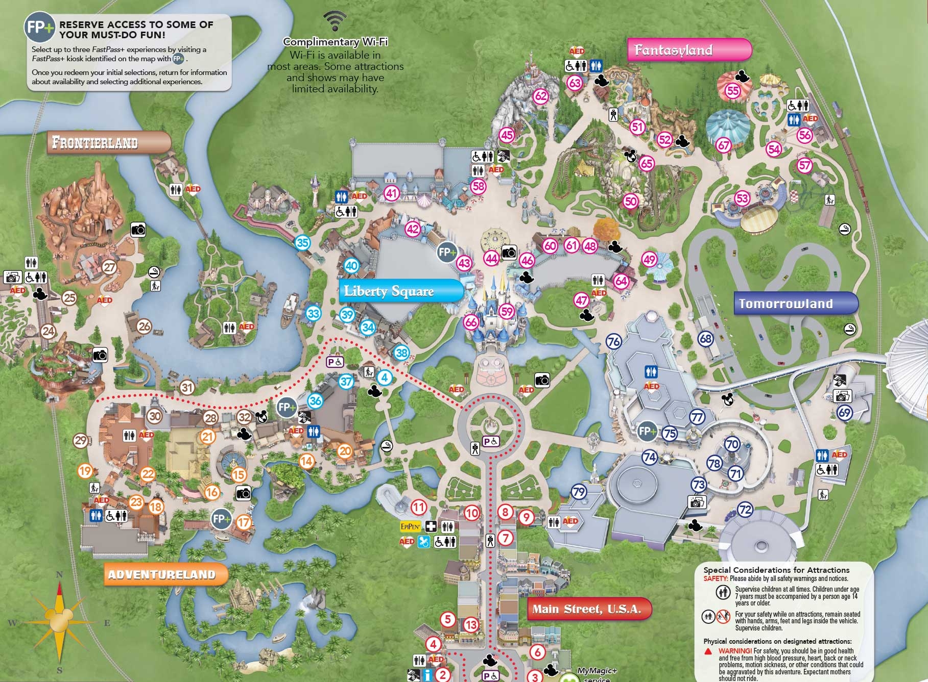 Printable Disney World Park Map