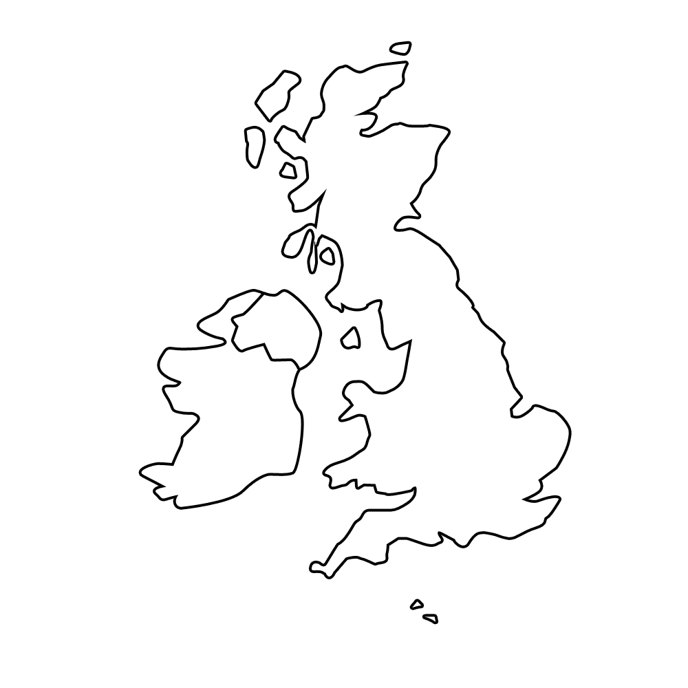 Blank Map Uk Printable