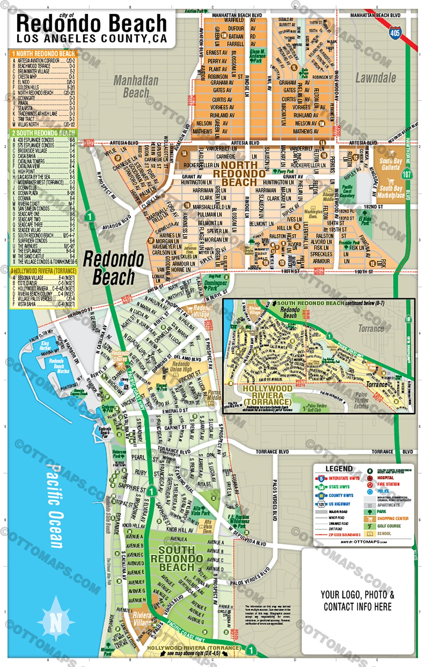 Printable Map Of South Redondo Beach