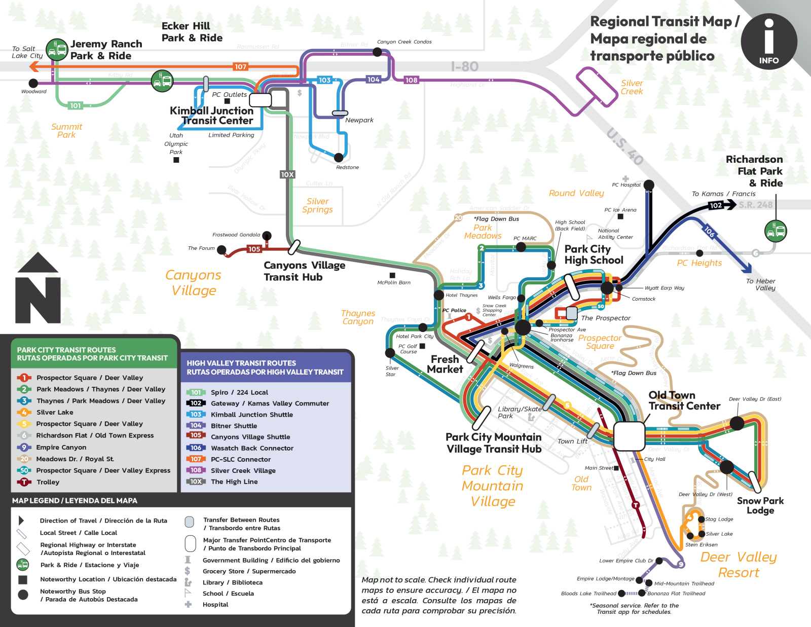 Park City Utah Shuttle Map Printable