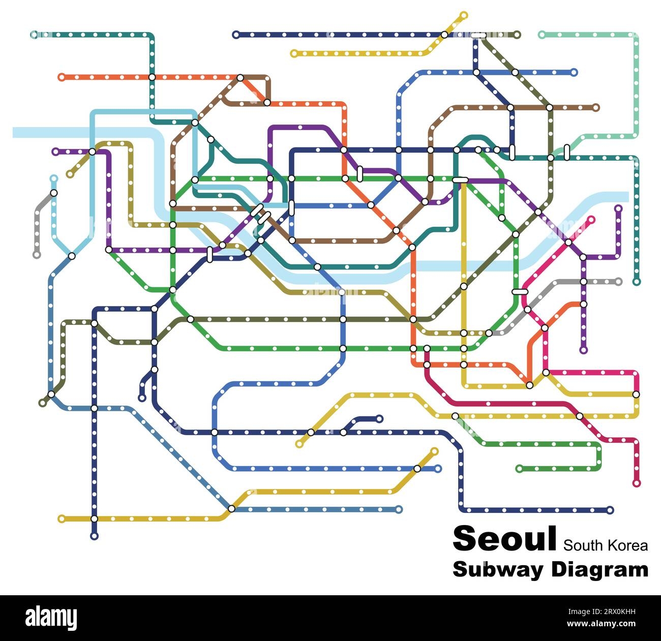Seoul Subway Map English Printable