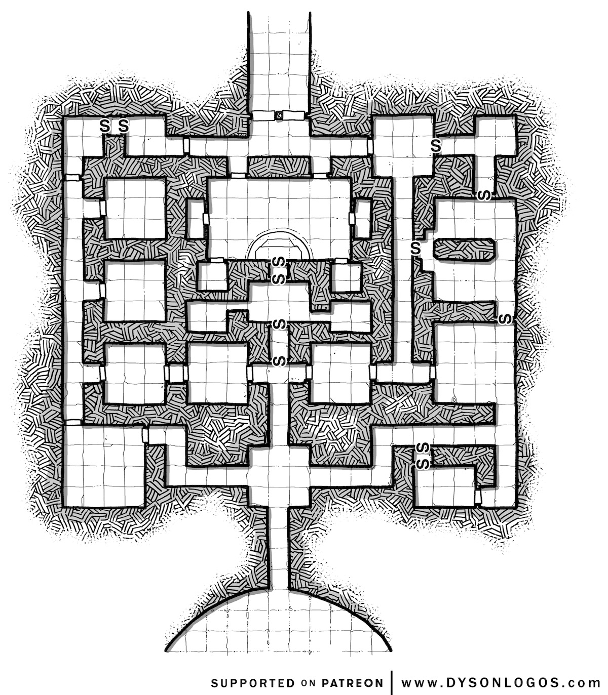 Printable Dungeon Maps Dnd