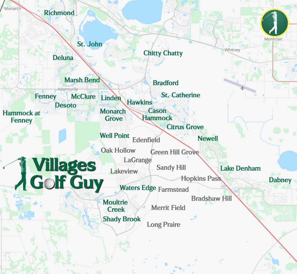 Printable Map Of The Villages Florida
