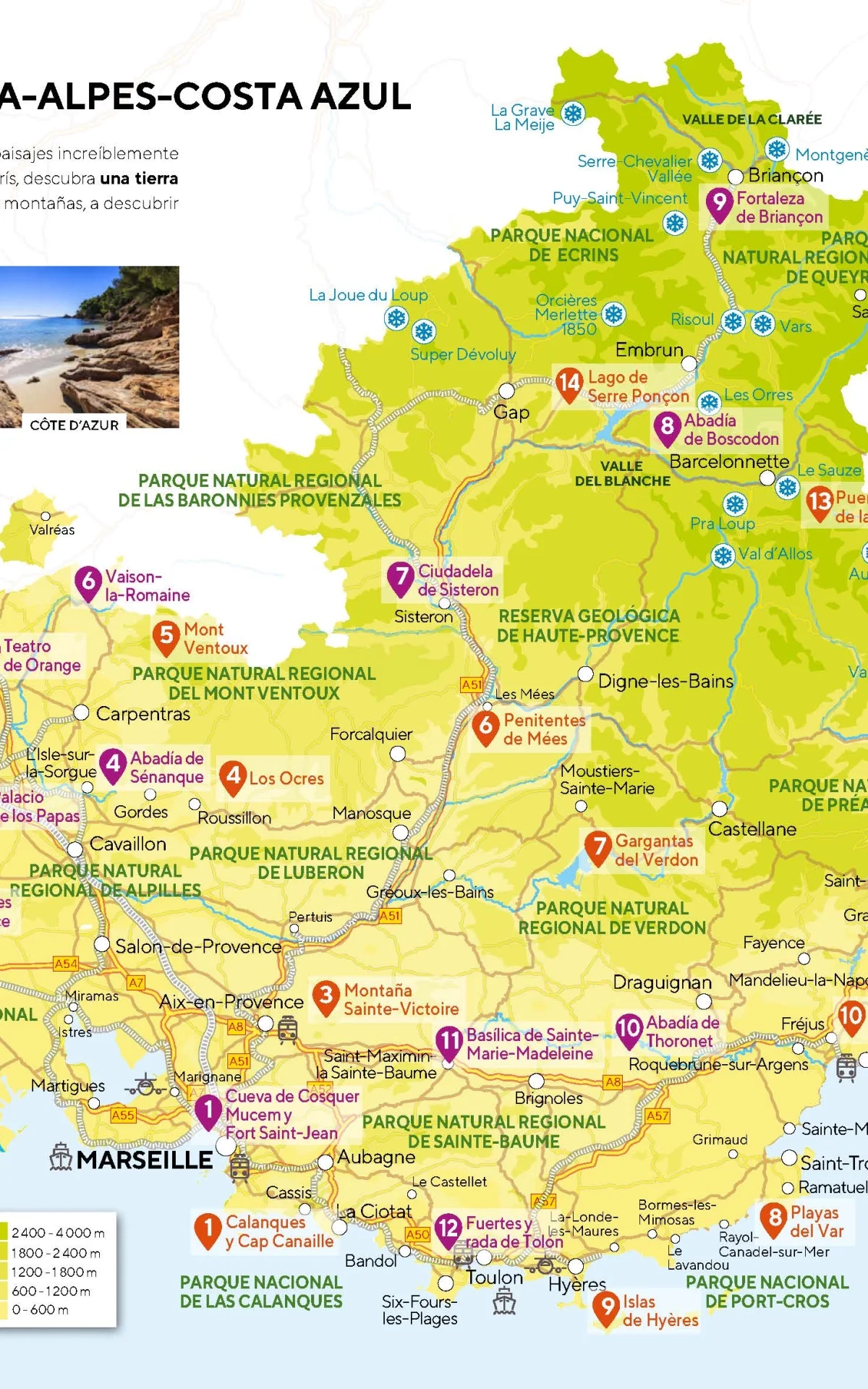 Printable Map Of Provence