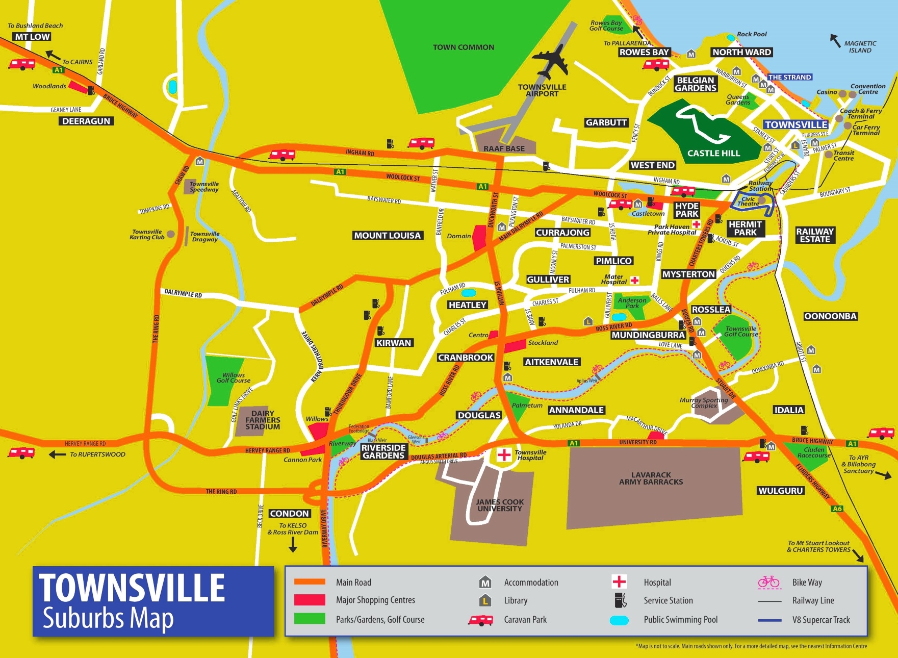 Townsville Map Printable