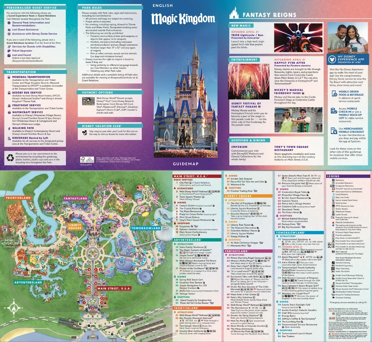 Disney World Theme Parks Maps Printable
