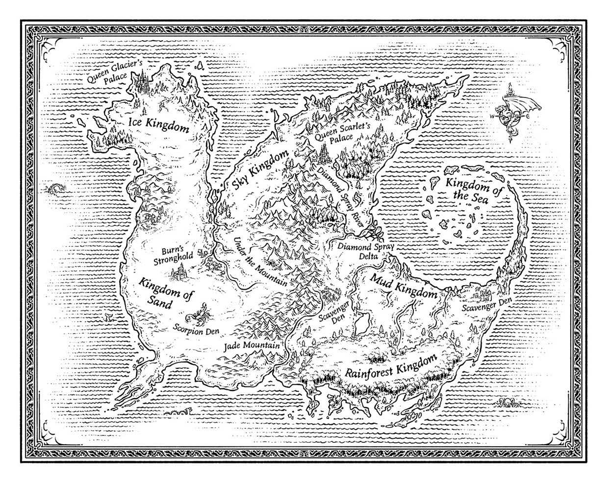 Wings Of Fire Map Printable